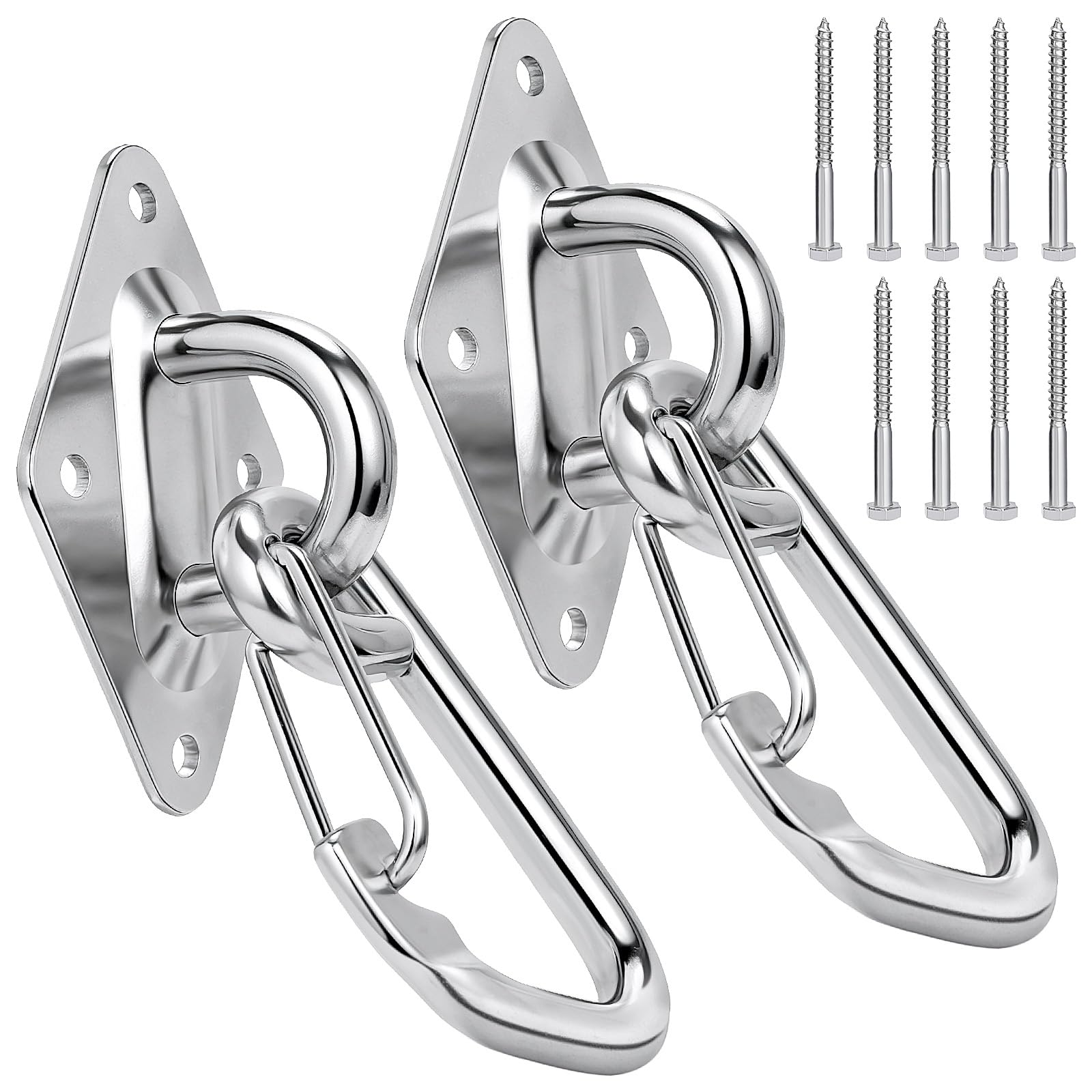 Amazon.com : TooTaci 2Pack Hammock Hooks Hanging kit, Heavy Duty