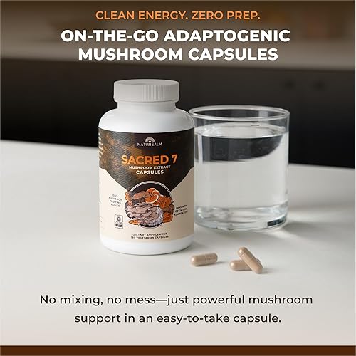 Miniatura 9 de Naturealm - Cápsulas de melena de león - Superalimento para la salud cerebral apoya la concentración y la salud nerviosa, 90 cápsulas vegetarianas,