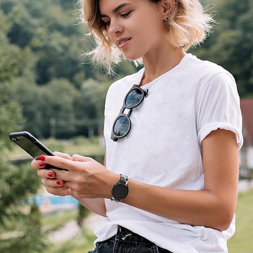 Miniatura 6 de ZSMJ Compatible con Samsung Galaxy Watch 654 Band 1.575 in 1.732 inClassic 1.693 in 1.850 in 1.654 in 1.811 inPro 1.772 inActive 2Watch 3 1.614 in,