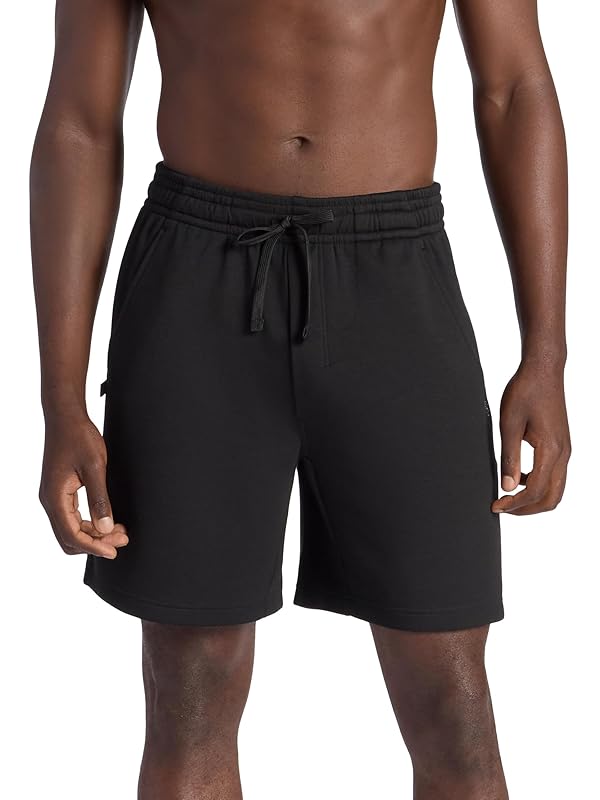 Gaiam Men’s Flow State 7” Short, Relaxed Fit, Stretch Lightweight Material, Black, Medium by Gaiam - Used condition - US$11.96