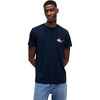 Tommy Jeans Tjm Slim Sign Chest SS Tee Ext DM0DM22538 S/S T-Shirt
