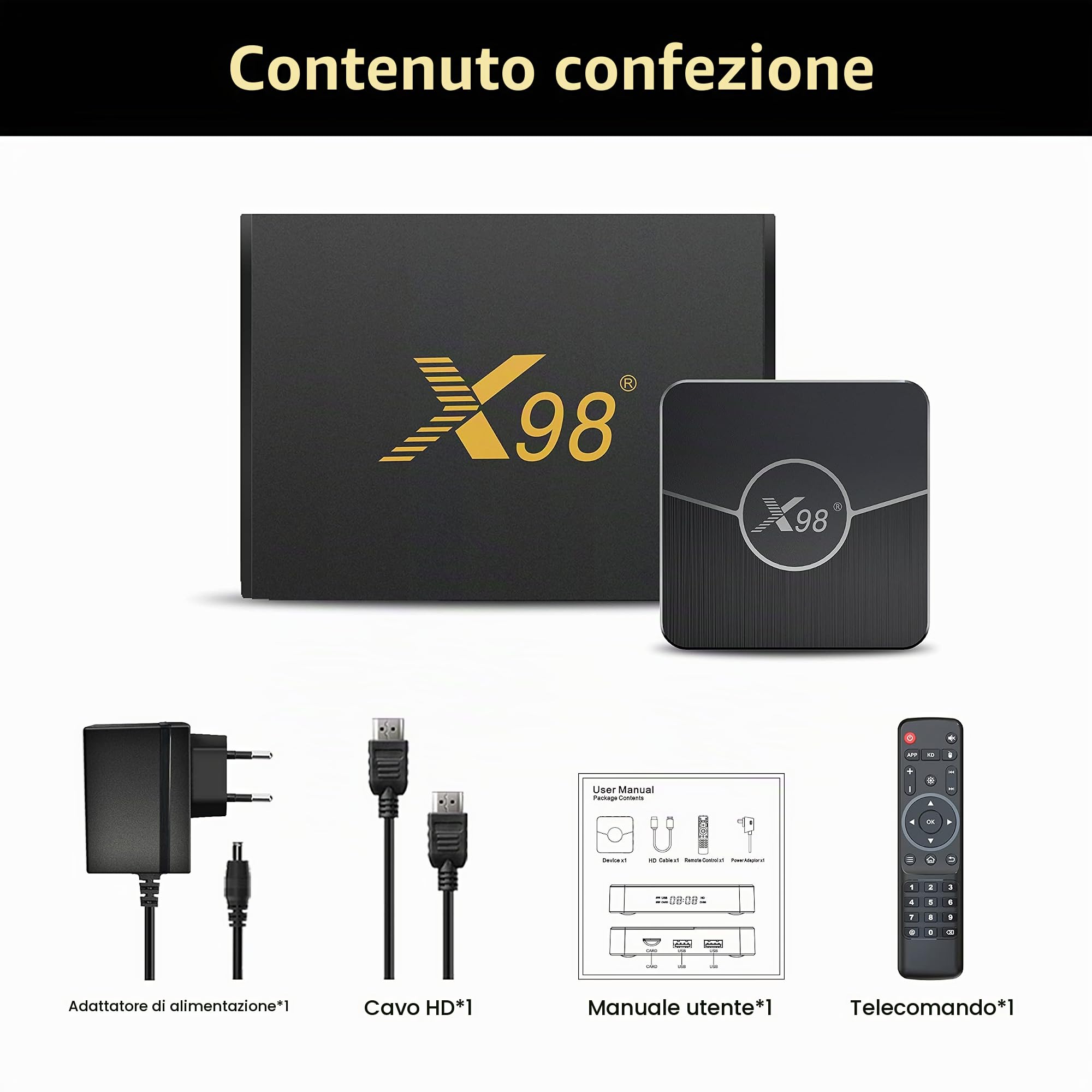 X88 Android 11.0 TV Box, X98 Plus Amlogic S905W2 Quad Core RAM 4GB ROM 64GB Dual WiFi 2.4G/5.8G BT4.2 4K 6K AV1 Home Smart Media Player Android TV Box