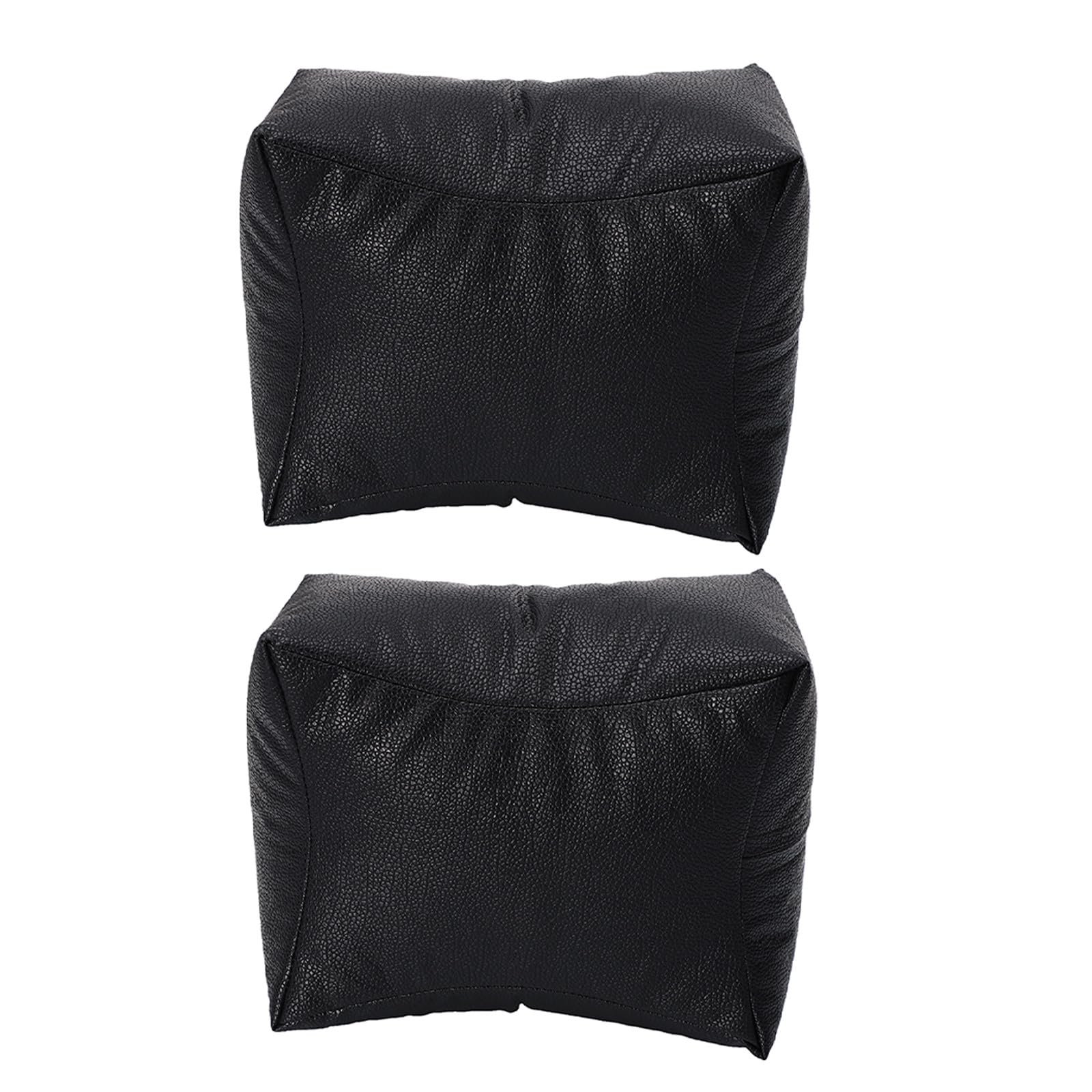 Zerodeko 2 reposabrazos portátiles para uñas, almohada de mano de cuero