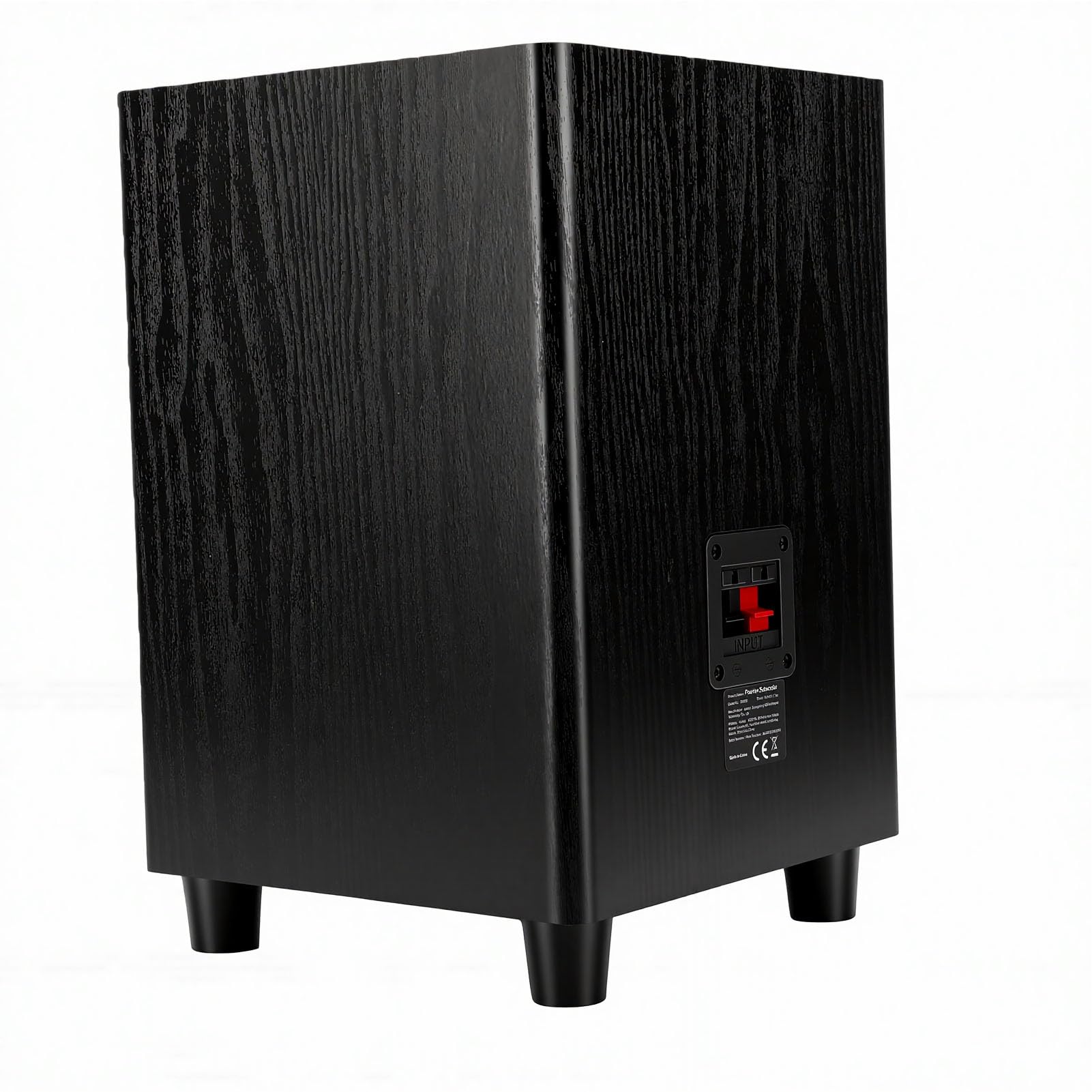 Naroote Altoparlante Subwoofer Passivo, Subwoofer per Bassi Profondi, Tecnologia Ground Reflection, Potenza 100 W da 6,5 ​​pollici, Struttura MDF Premium per Musica Home Cinema