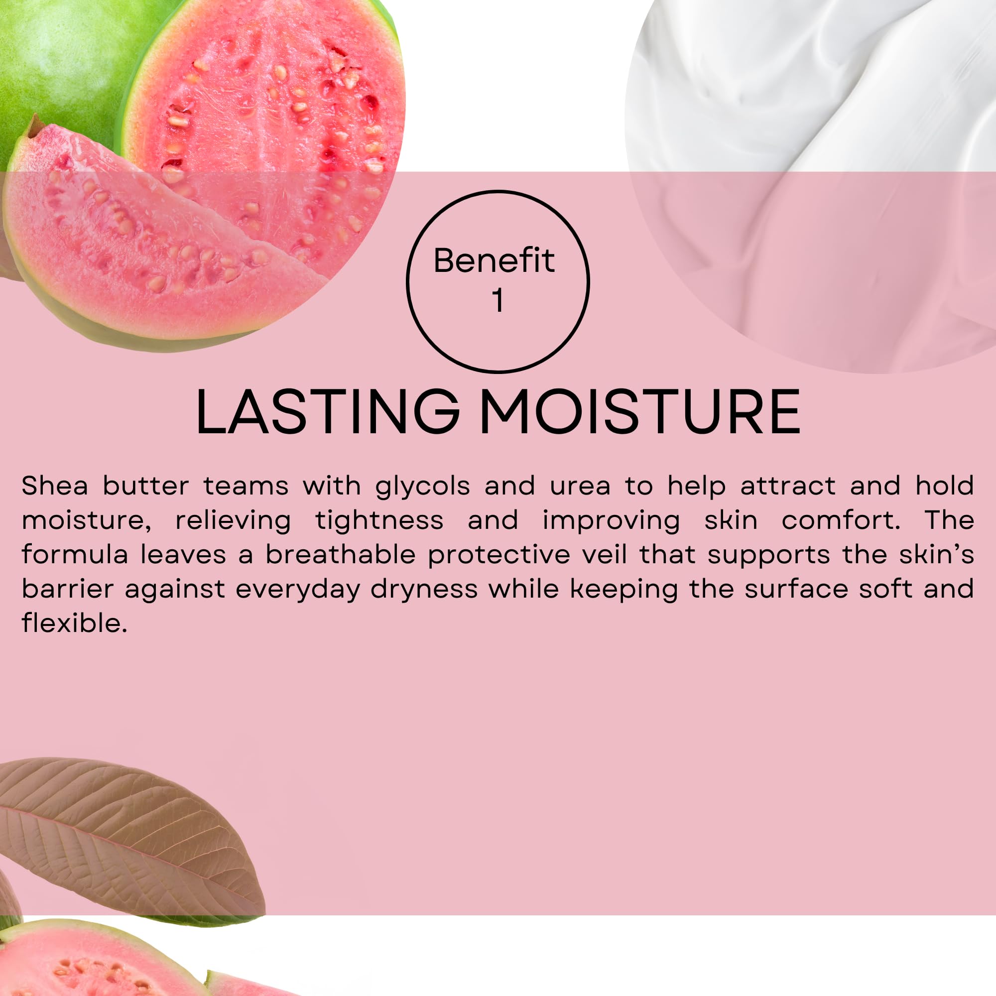 SNB Professional Crema Mani Guava 500 ml Formato Famiglia 91% Naturale | Crema mani alla guava formato famiglia da 500 ml, 91% naturale: idrata le pelli molto secche con karité, jojoba e urea