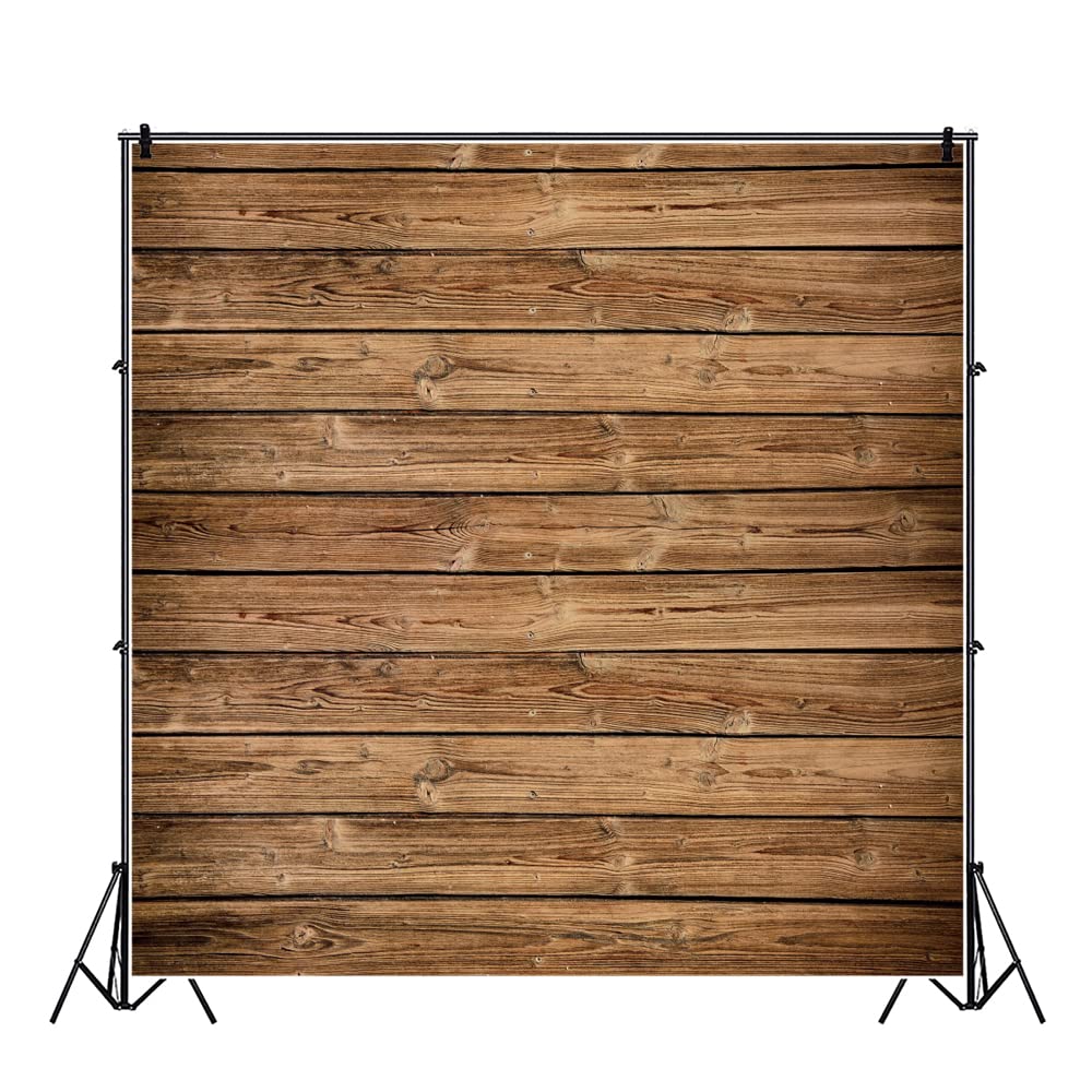 Wood Backdrop 10x10ft for Photoshoot, Party, Photography - Baby Shower, Birthday Party Backdrop