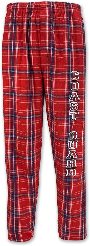 Armed Forces Gear Coast Guard Flannel Pants Red/Blue