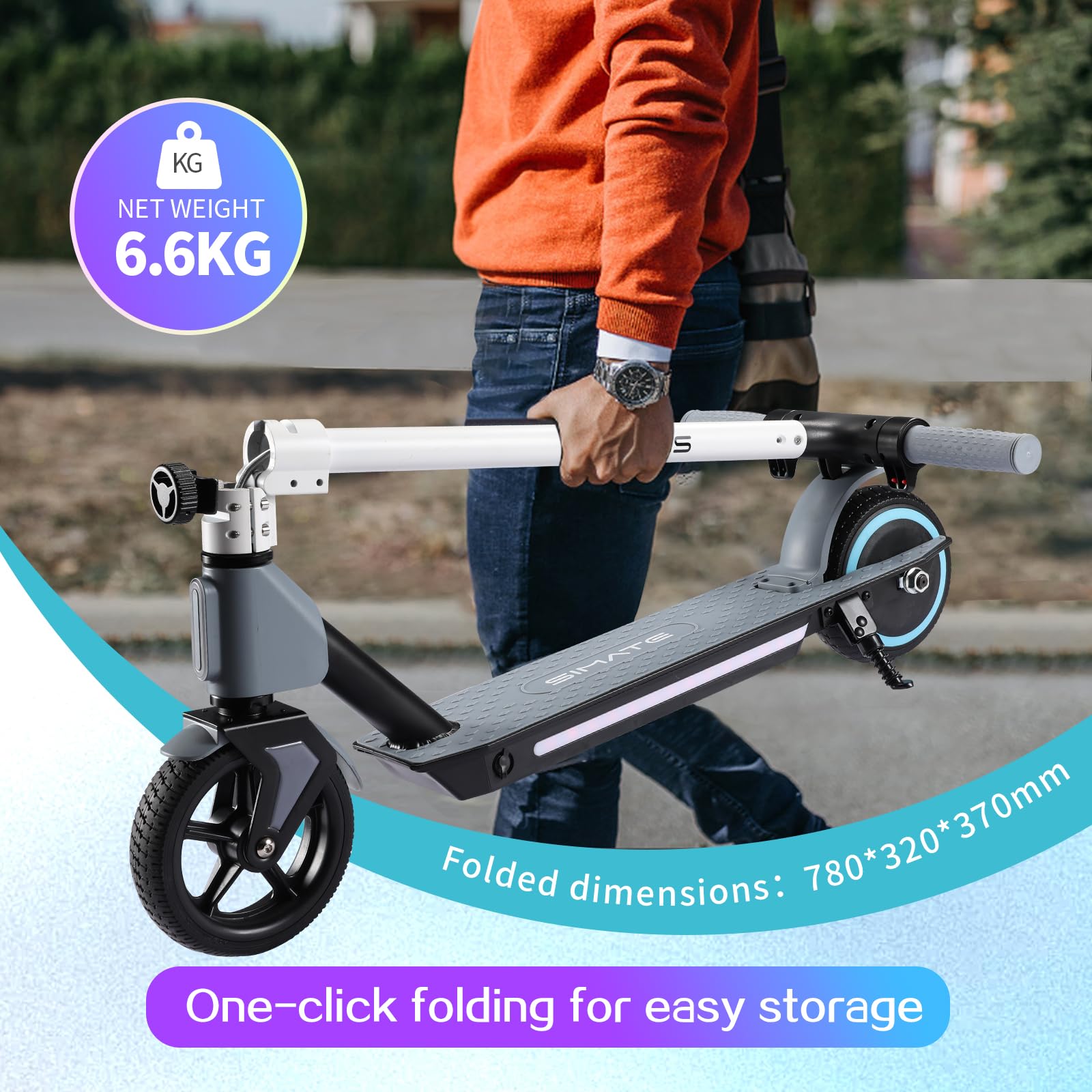 Clignotants Rechargeables LED Pour Scooter/Trottinette - 32 LED, 5 Modes, Télécommande USB - Compatible Xiaomi/Ninebot