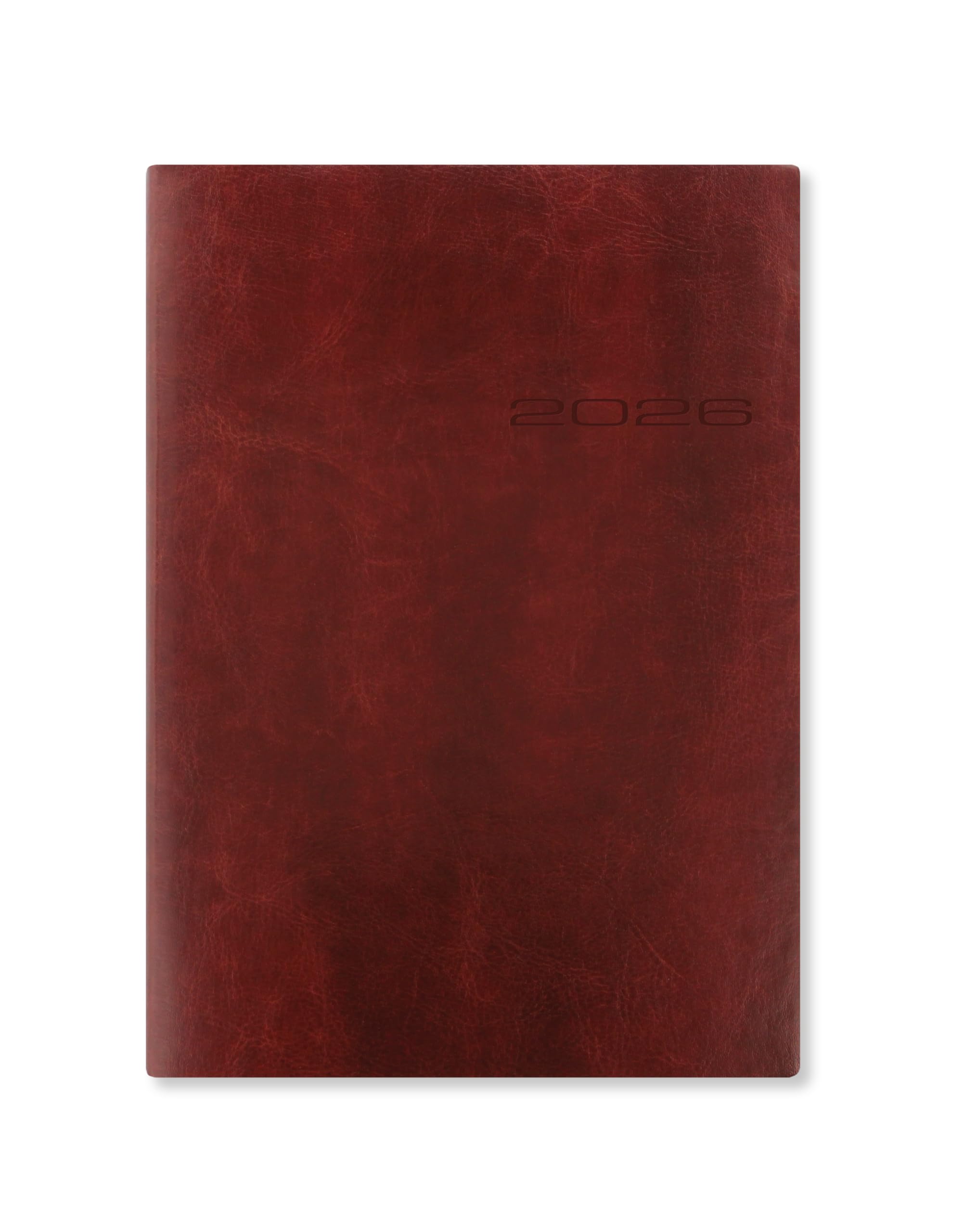 Letts of London Lecassa A5 week to view 2026 diary - Brown 26-080414