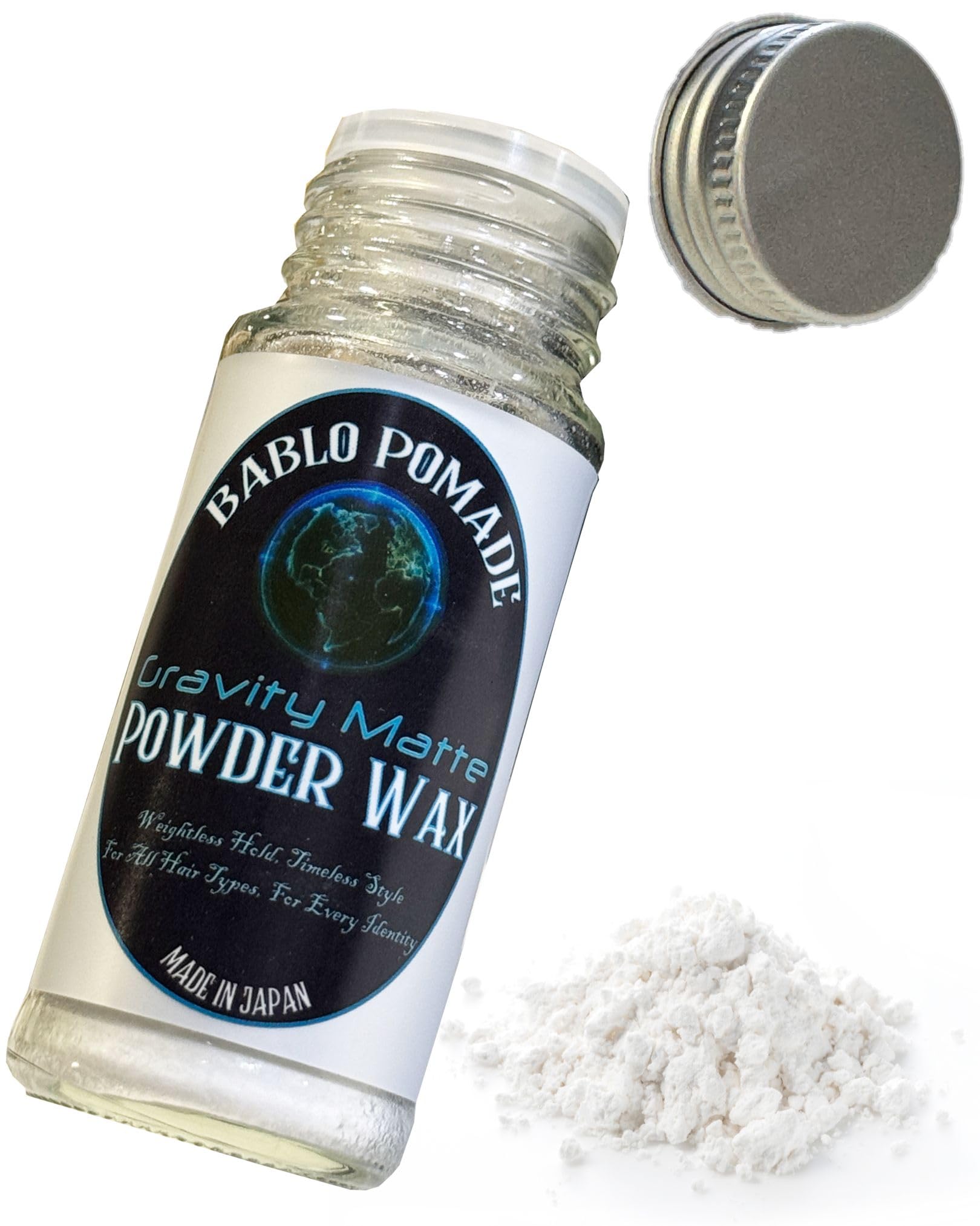 BABLO POMADE Powder Wax Powder Wax Men's Gravity Matte Hard Thinning Hair Hair Styling Powder : Beauty