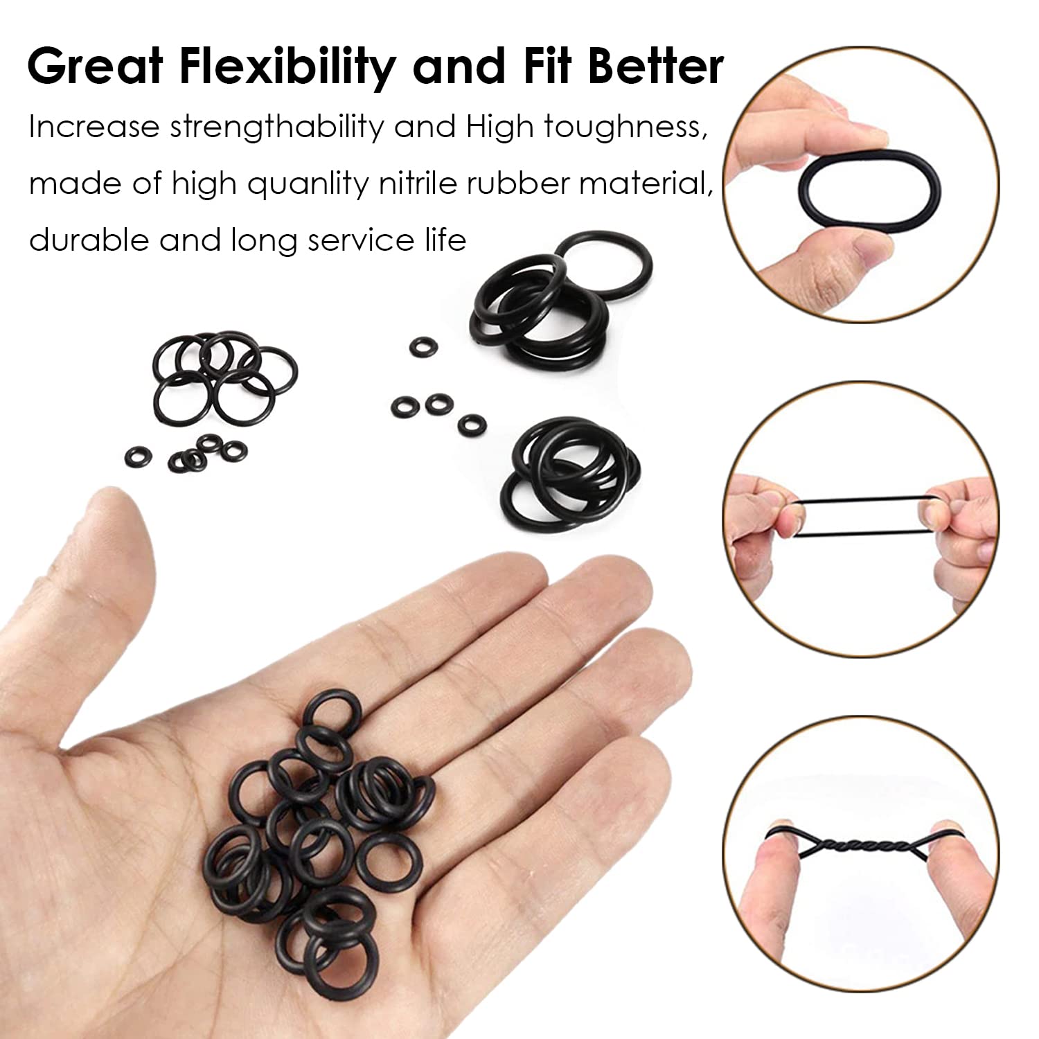 Assortimento O-ring In Gomma Da 125 Pezzi - Foto 2