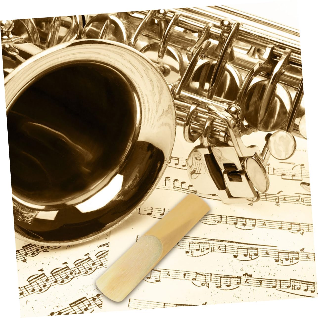 HEMOTON 60 Pz Ancia Per Sassofono Parti Di Strumenti Ance Sax Tenore Accessori Per Strumenti Musicali Parte Del Sassofono Ance Per Tenore Kit Ance Sax 2.5 Yellow Canna