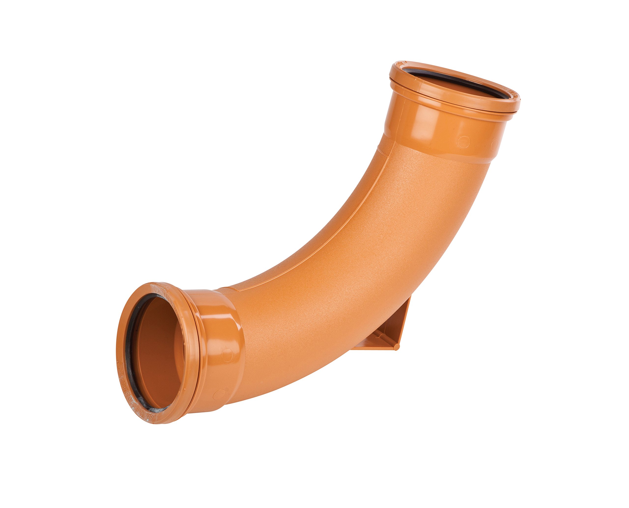 Wavin Osma 87.5 degree rest bend for 110mm drain pipe 4D581