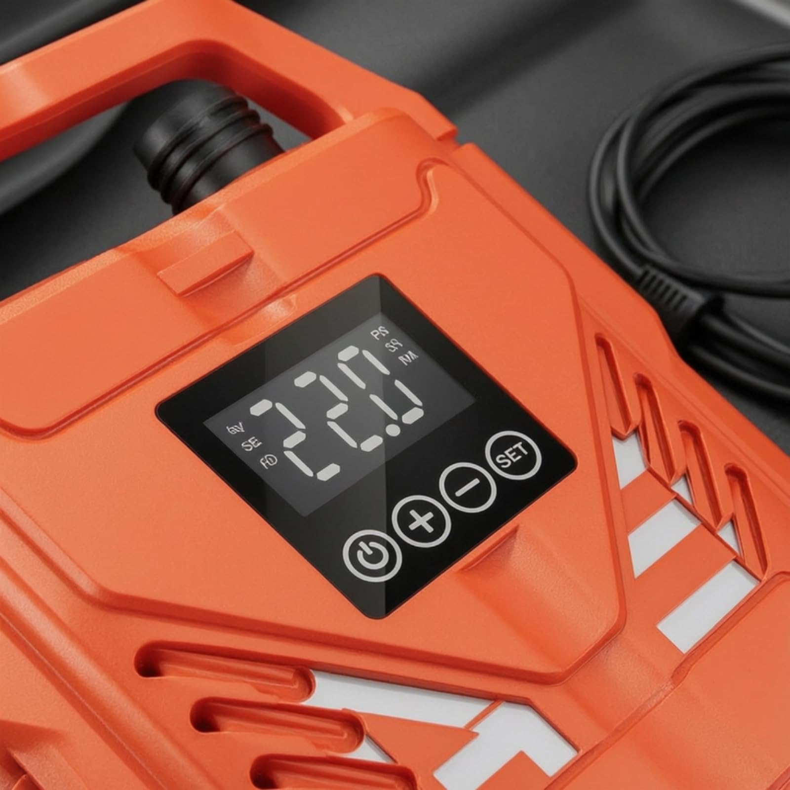 Bomba Eléctrica Compacto Inflador Portátil Compacta Inflador con s para Camping