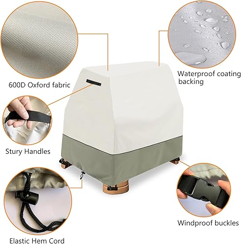 Miniatura 3 de Cubierta para mesa de agua para niños, resistente al aire libre, 600D, impermeable, anti-UV, a prueba de polvo, para niños, compatible con Step2