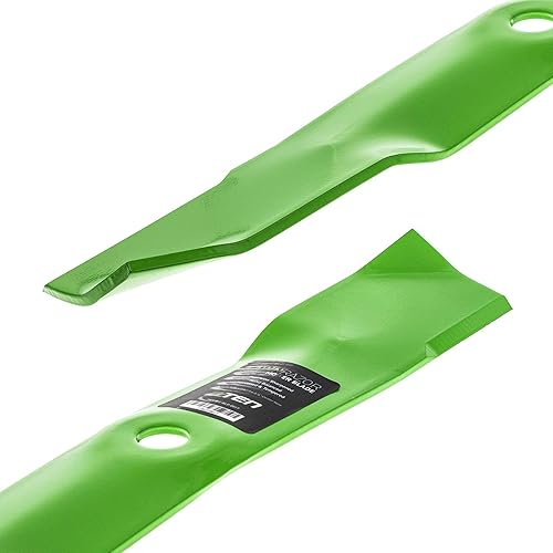 Miniatura 5 de 8TEN LawnRazor - Juego de cuchillas de cortacésped para cubiertas John Deere LX280 Z425 Z45 1025R 2210 M143520 UC22010 54C (elevación media)