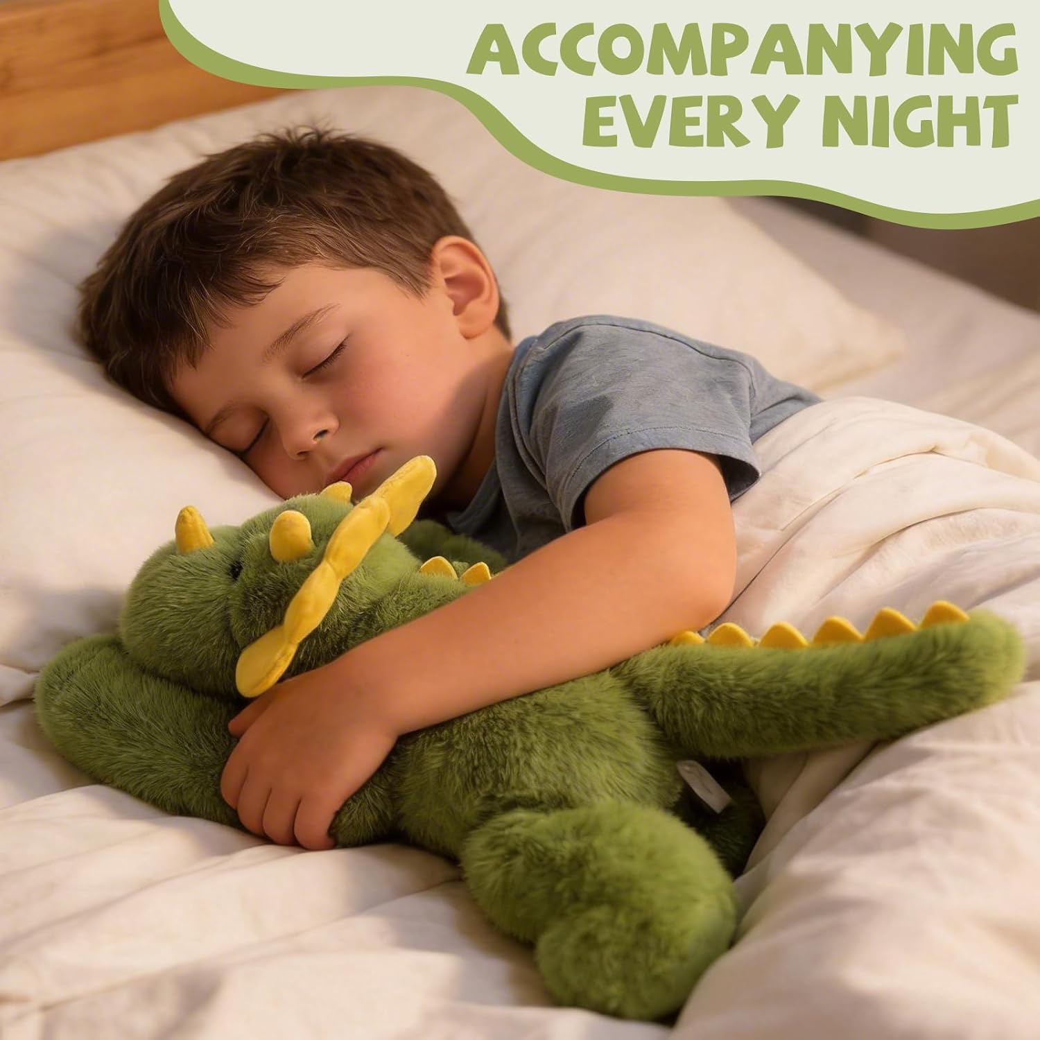 Dinosaur Stuffed Animal Huggable Triceratops Stuffed Animal Cute Stuffed Dino Plush Pillow 17INCH Medium Stuffy Soft Plushies Birthday Graduation Gift for Kids Girls