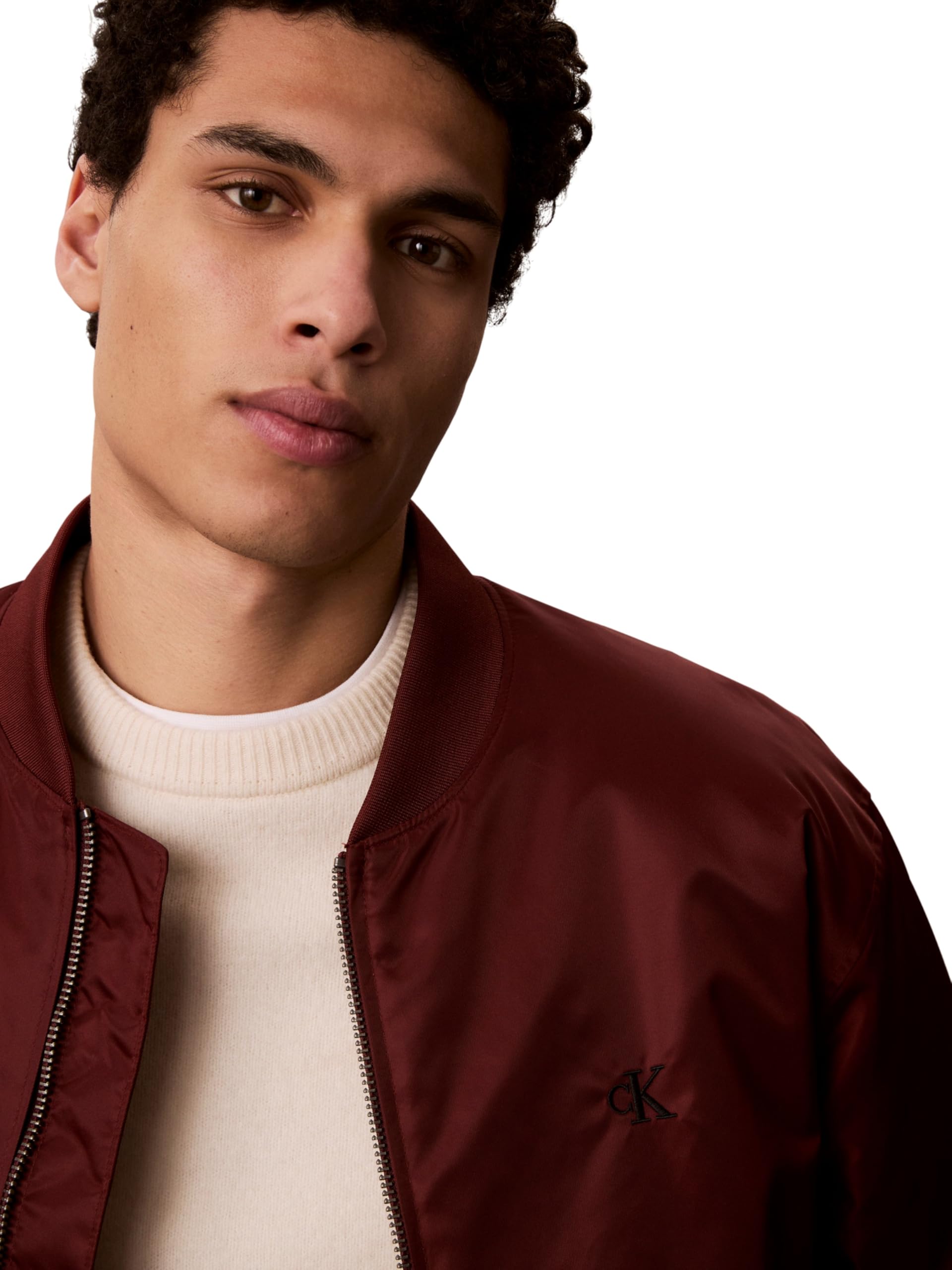 Calvin Klein Herren Bomberjacke Jeans Hero mit Reißverschluss