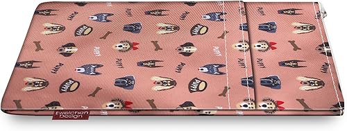 Miniatura 6 de Funda de libro de 9 x 11 pulgadas con cremallera para los amantes de los libros, funda protectora de libros, fundas para libros de tapa dura,