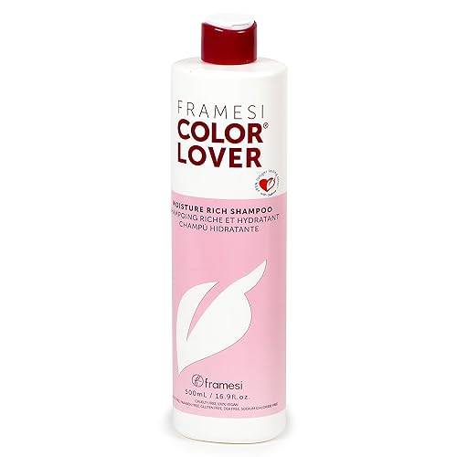 Framesi Color Lover Champú rico en humedad champú sin sulfatos con quinoa y aloe vera cabello tratado con color