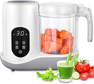Baby Food Maker, MAMIZO Baby Food Blender,Baby Food Processor, Auto Cooking & Grinding,Baby Food Maker with Blender and Steamer, Touch Screen Control,Valentines Day Gifts for Kids