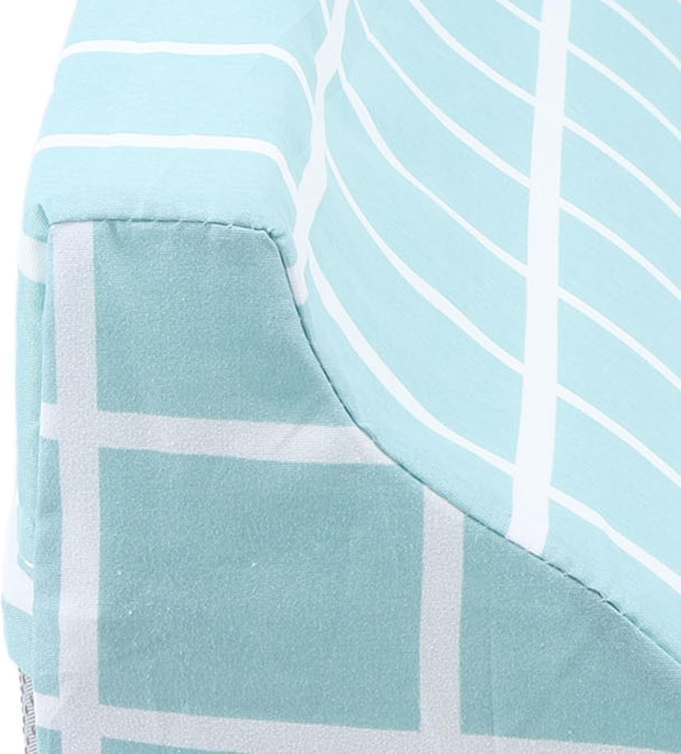Wedge Pillow for Bed Sores Prevention and Body Support Removable Washable Fabric R Shaped Design Lightweight Portable Suitable for Home Hospital Use (60 * 25 * 20cm)