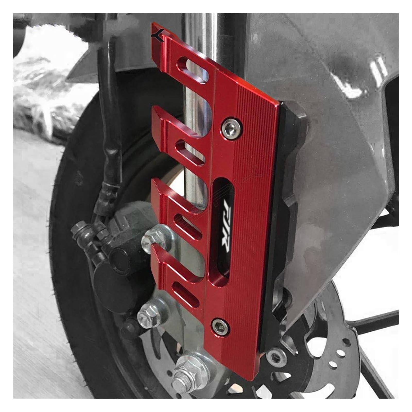 Motocykl CNC Przedni Zacisk Tarczy Hamulcowej Zacisk Hamulca Osłona Osłony Dla Yamaha Dla FJR1300 Dla FJR 1300 2015 2016 2017 2018 2019 2020 (Kolor : Biały)