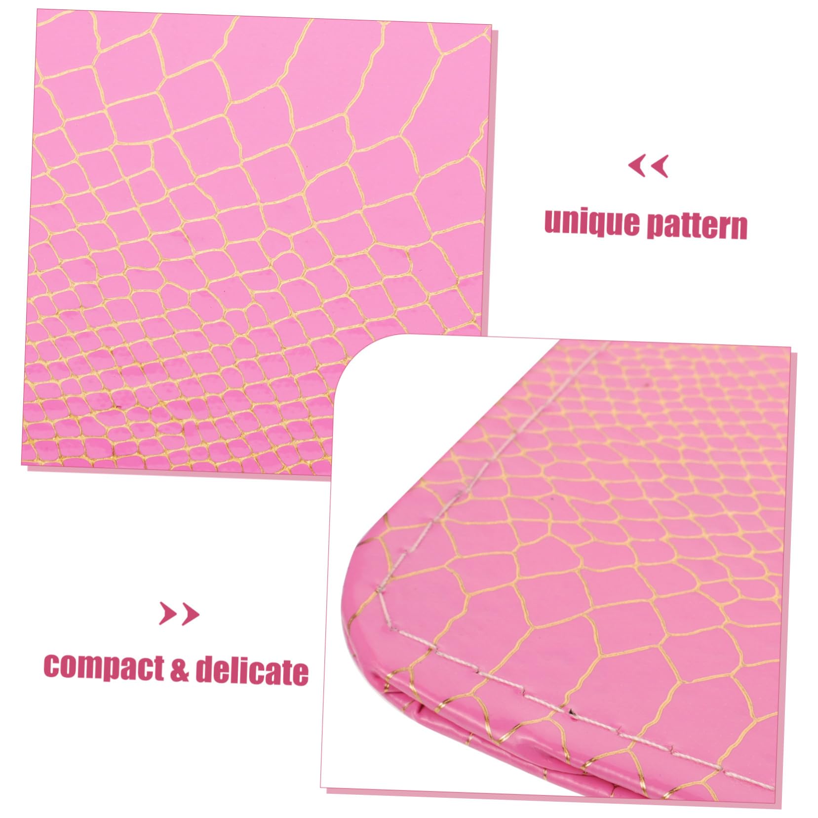 GANAZONO Cuscino Poggiamano in Pelle Pu e Spugna Rosa per Manicure Leggero e Lavabile, Design Unico per Manicure a Casa e Salone