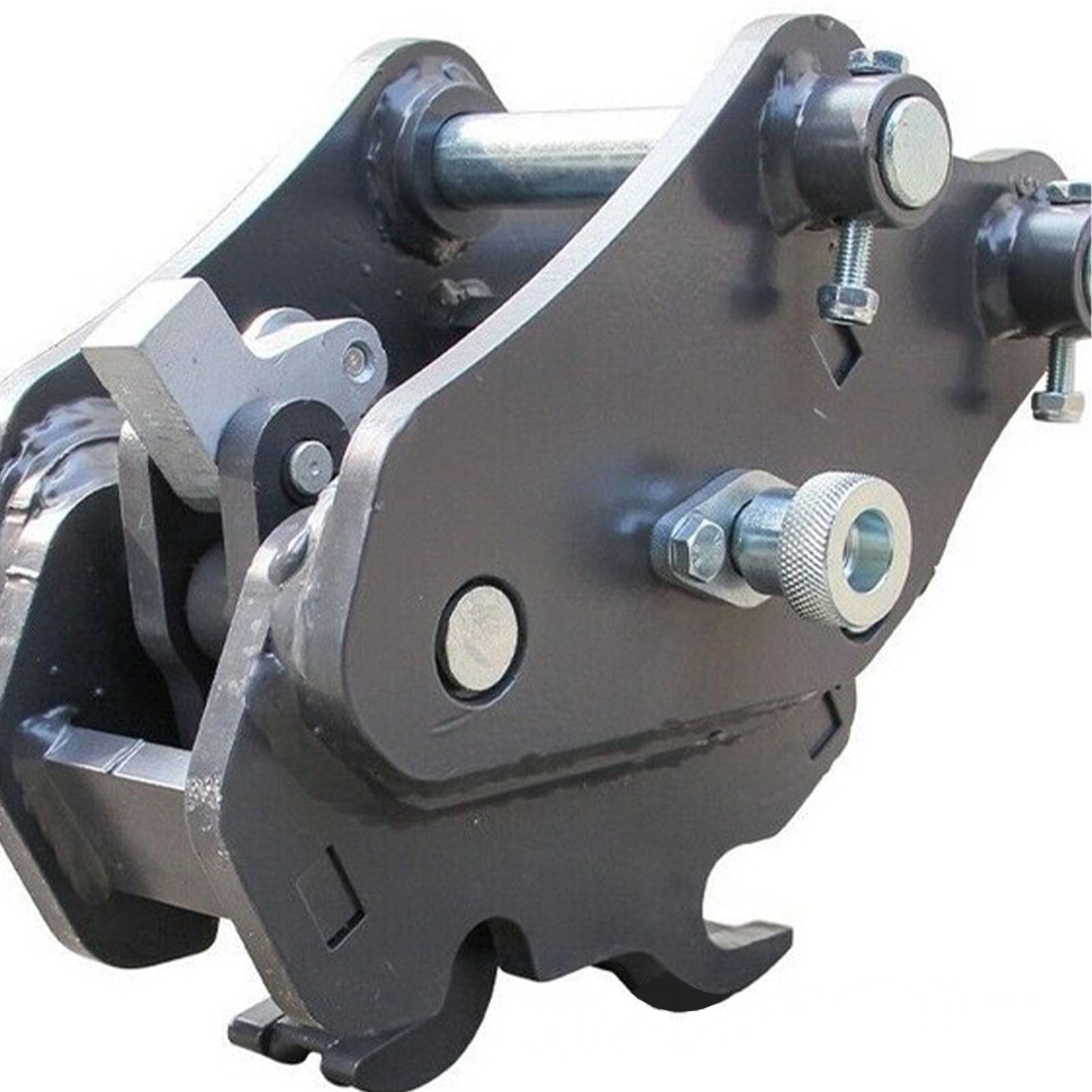 Marhynchus Schnellwechsler für Minibagger, Mechanischer Stiftgreifer, Kupplung aus Manganstahl, Halbautomatische Schnellwechselkupplung für 0,8 Bis 2 Tonnen Schwere Baumaschinen