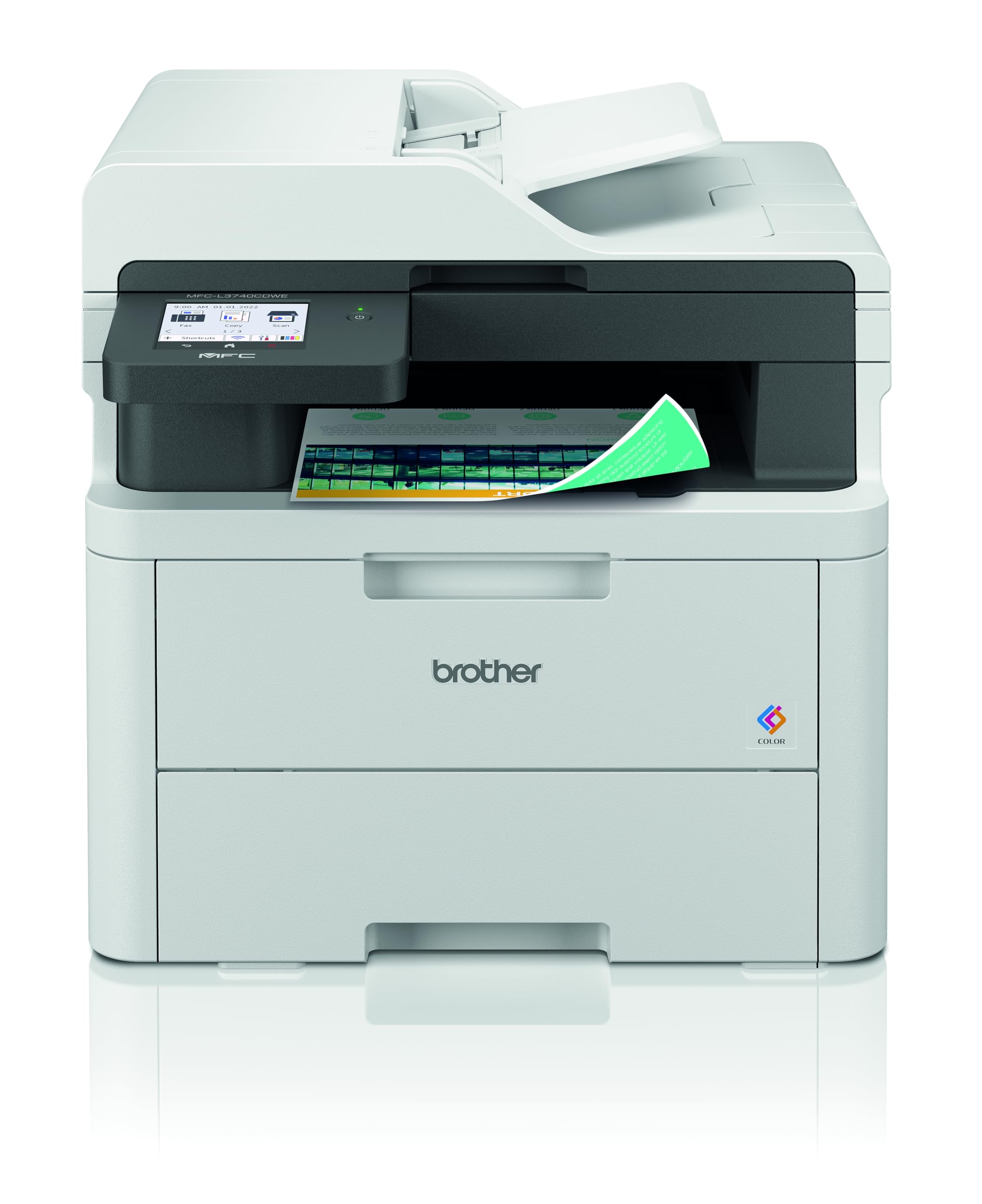 Brother MFC-L3740CDW - Dispositivo multifunzione 4 in 1 a colori con Wi-Fi/LAN e stampa fronte/retro