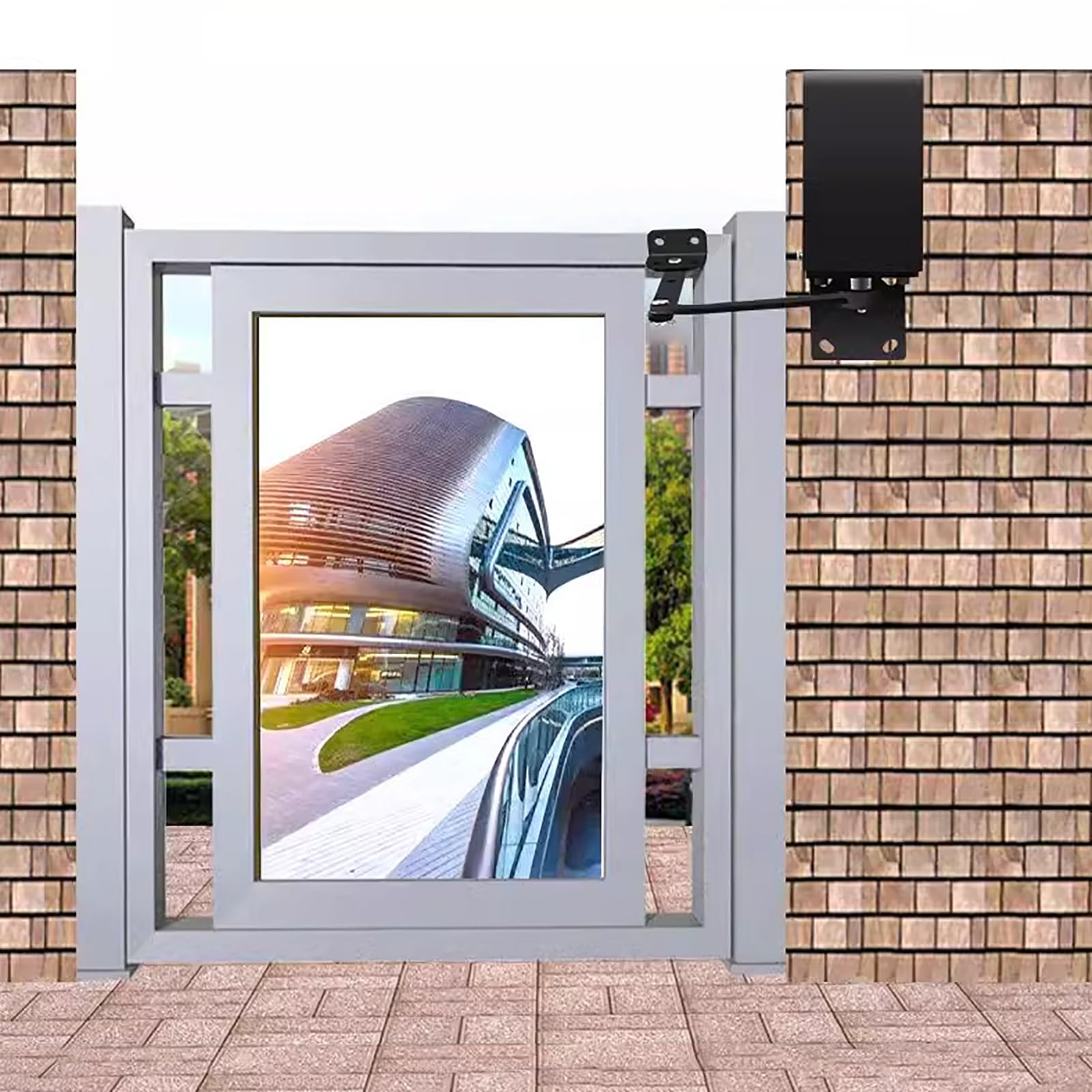 Cierra Puertas Automática, Comercial Cierrapuertas Eléctrico, Muelle Puerta, Freno Puerta, Montado en el Suelo