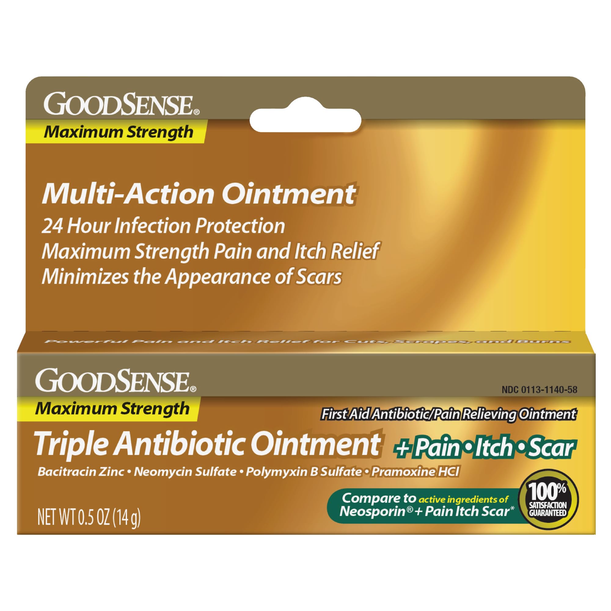 GoodSense Pomada Tripla Antibiótica para Dor e Cicatriz em Cortes ...
