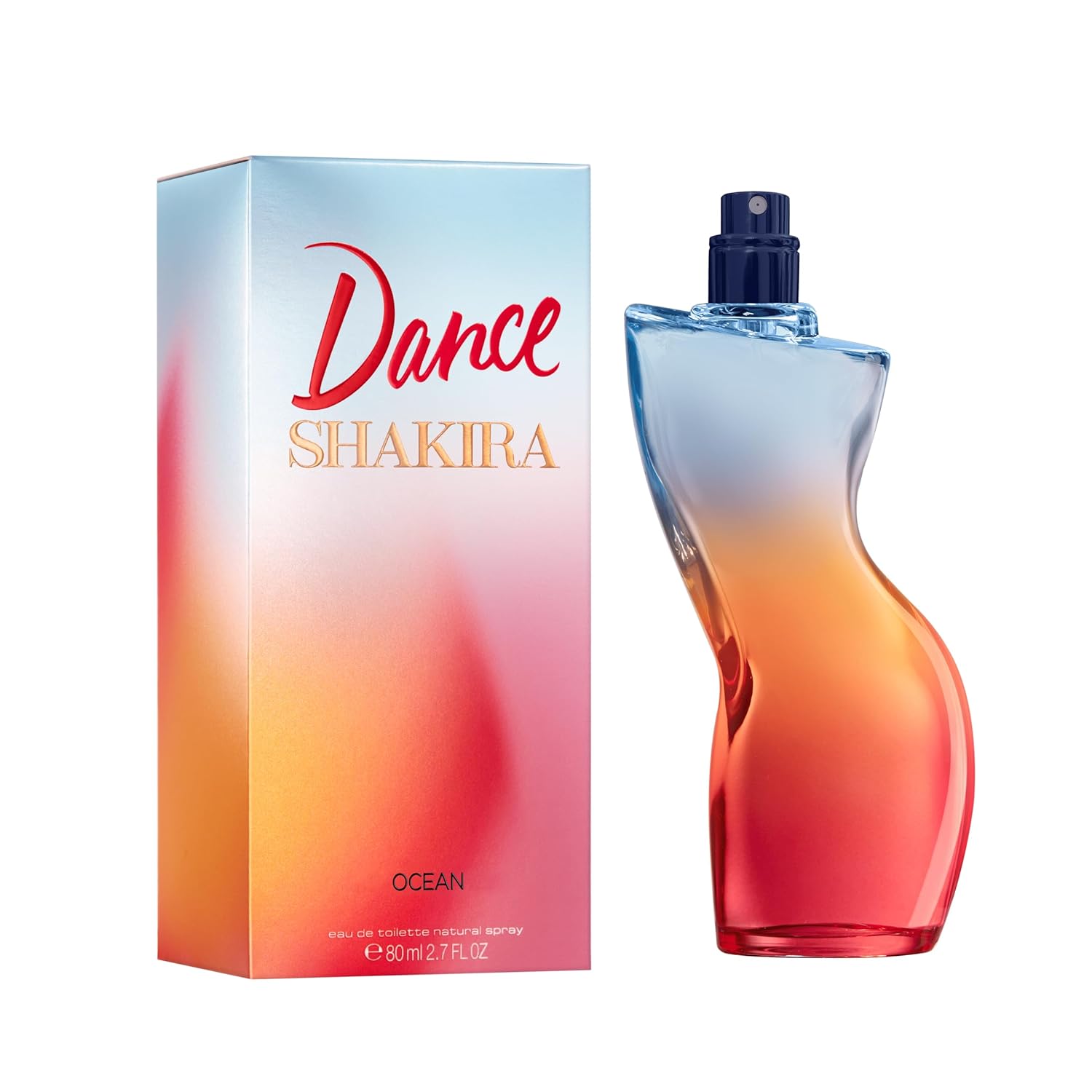 Shakira Perfumes – Dance Ocean para mulheres – Edição limitada – Longa duração – Fragância fresca e feminina – Notas doces e florais – Ideal para uso diário – 80 ml