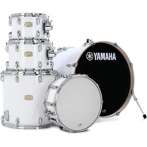 Yamaha Stage Custom Birch 5pc Drum Shell Pack - 22" Kick, Pure White