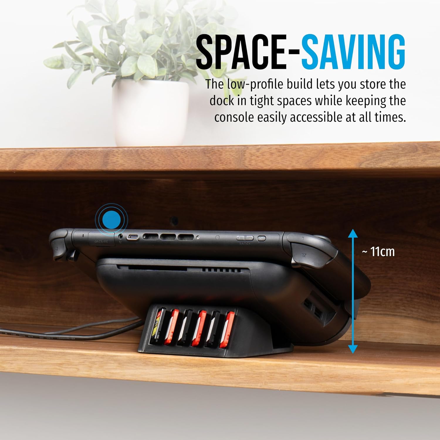 Glistco 25-Degree Hex Flat Dock Compatible with Nintendo Switch 2