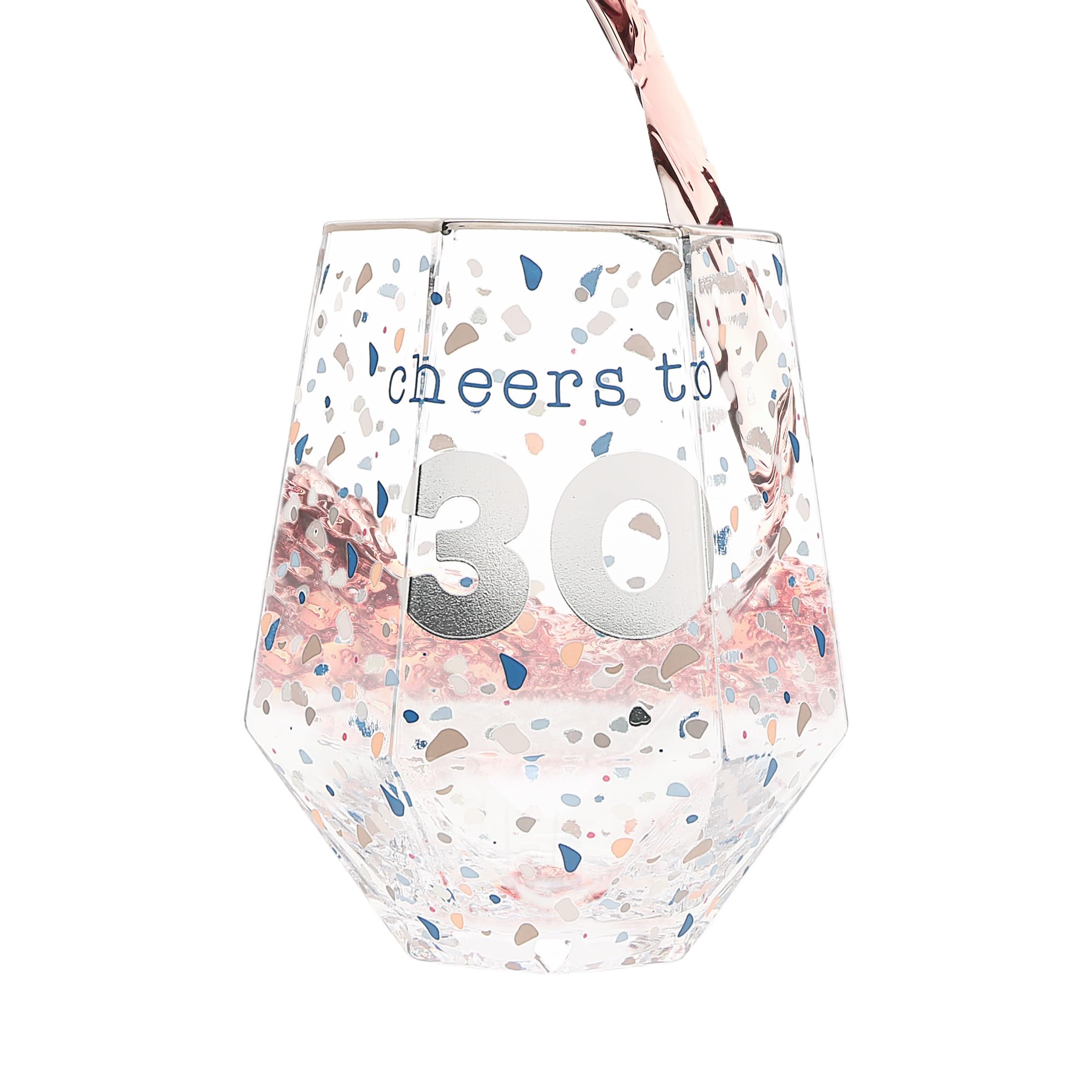 Verre à vin sans pied géométrique parfait pour vos soirées et apéritifs chic