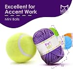 20 Échevins de fils acryliques - 438 Yards Fil multicolore en Total – Grand Crochet et tricot Kit de démarrage pour l'artisanat coloré – Couleurs assorties