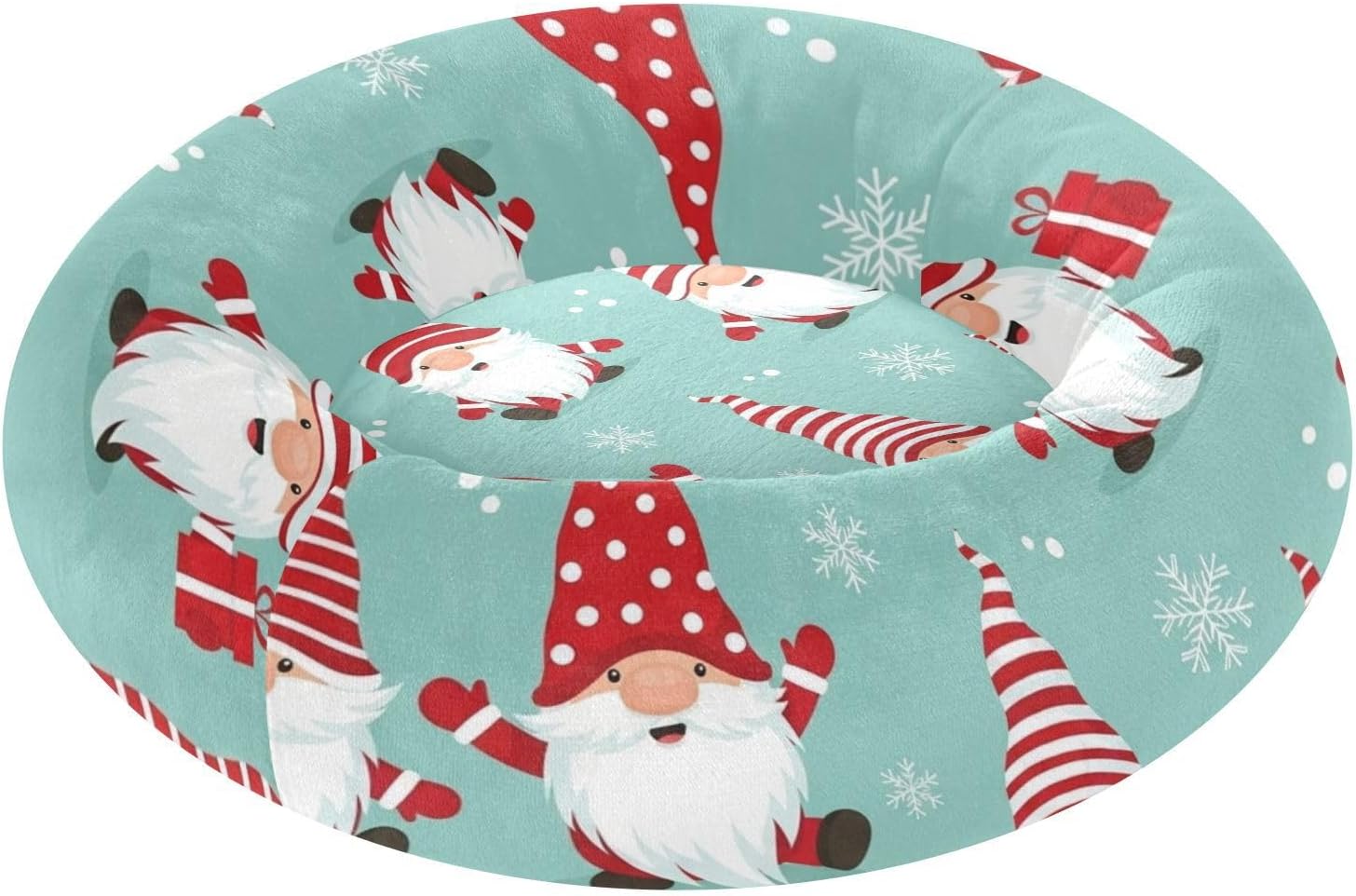 Christmas Pet Dog Beds Removable & Washable fluffier Pillow Bed for Extra Small Size Pets Supplies