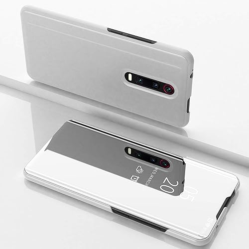 SHIEID Custodia Xiaomi PRO Cover Specchio Placcatura Flip Custodia Cover Mirror Plating Flip Case Protettiva per Xiaomi PRO Argento 