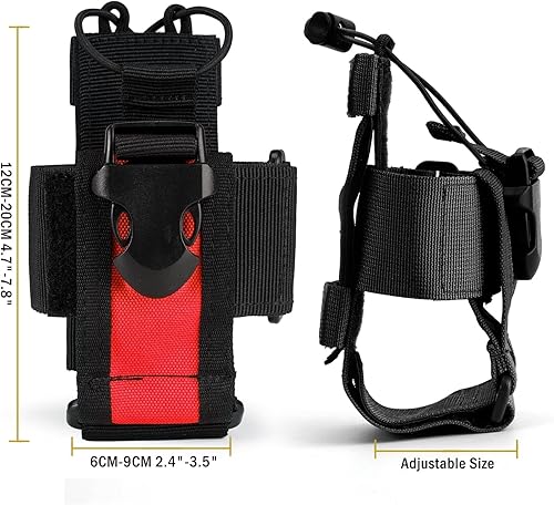 Miniatura 39 de VIPERADE MOLLE - Funda de radio universal para walkie talkie para cinturón y chaleco, soporte de radio táctico para Baofeng, Motorola Beige Bronceado