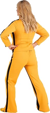 Adult Kill Bill Halloween Costume, Women's Beatrix Kiddo Kung-Fu Outfit
