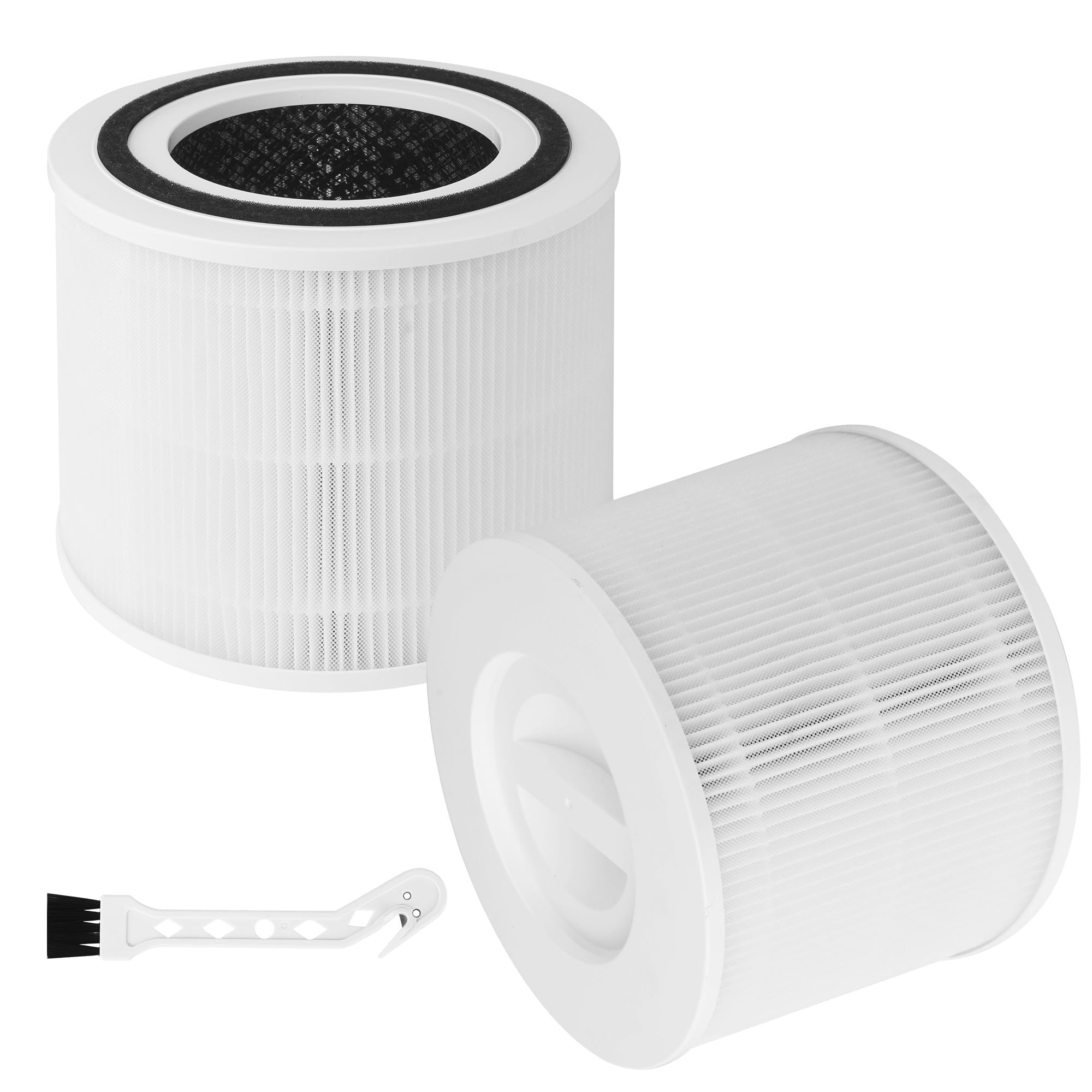 2 Pezzi Filtro di Ricambio per Levoit Core 300, Core 300S Purificatore d'aria, Filtro HEPA H13, Filtro a Carboni Attivi Ad Alta Efficienza, Prefiltro, Rimuove Il 99% Della Polvere e Delle Particelle