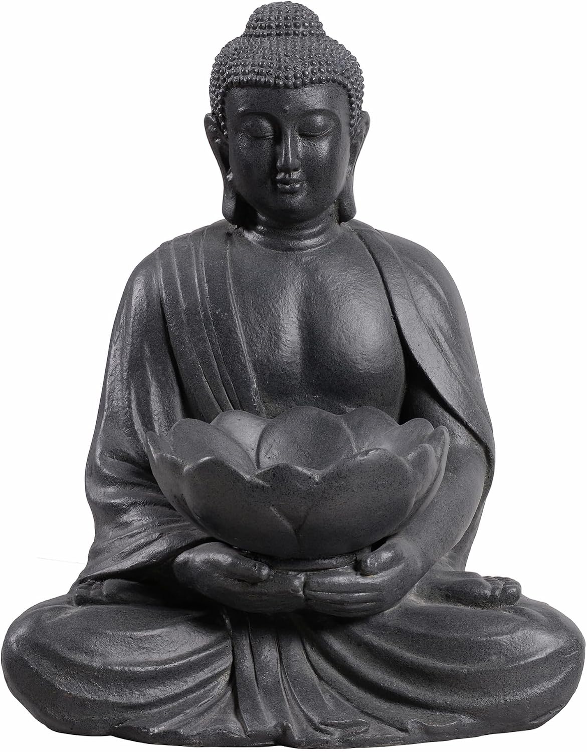 Hi-Line Gift Ltd. Meditating Buddha with Lotus Planter