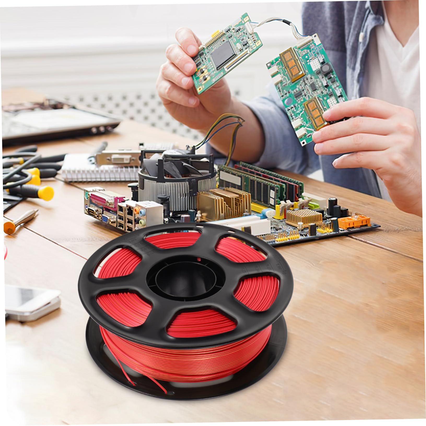 Holibanna Filament Drucker Pla-filament Zweifarbiges Filament Kompatibel Mit Den Meisten 3d-druckern Einfach Zu Laden Verwenden Langlebige Qualität