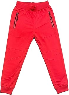 Red tracksuit bottoms kids Clearance