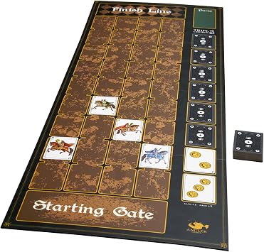 TRIPL3 Crown - Push Your Luck Table Top Horse Racing Game with Spanish Cards