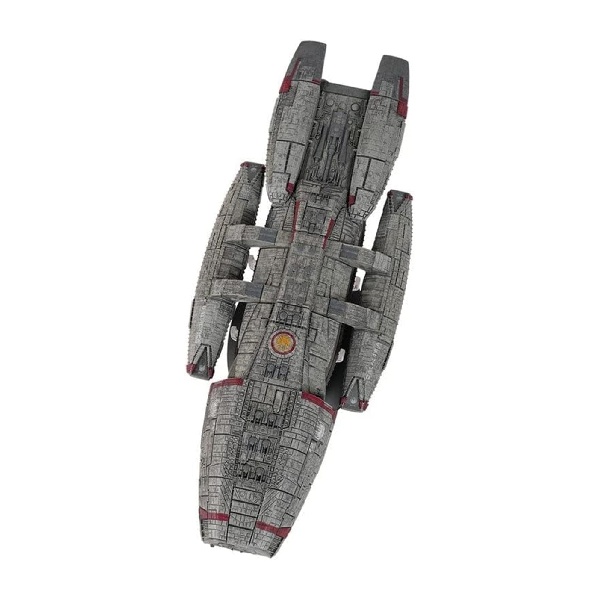 Hero Collector Galactica (Blood & Cromo) | Battlestar Galactica | Replica modello in metallo e plastica ABS rosso