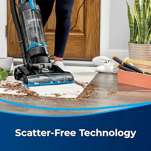 Miniatura 4 de BIISSELLL Power Force Helix Aspiradora vertical sin bolsa, potente succión para pelo de mascotas, alfombras, azulejos y madera dura, limpieza,