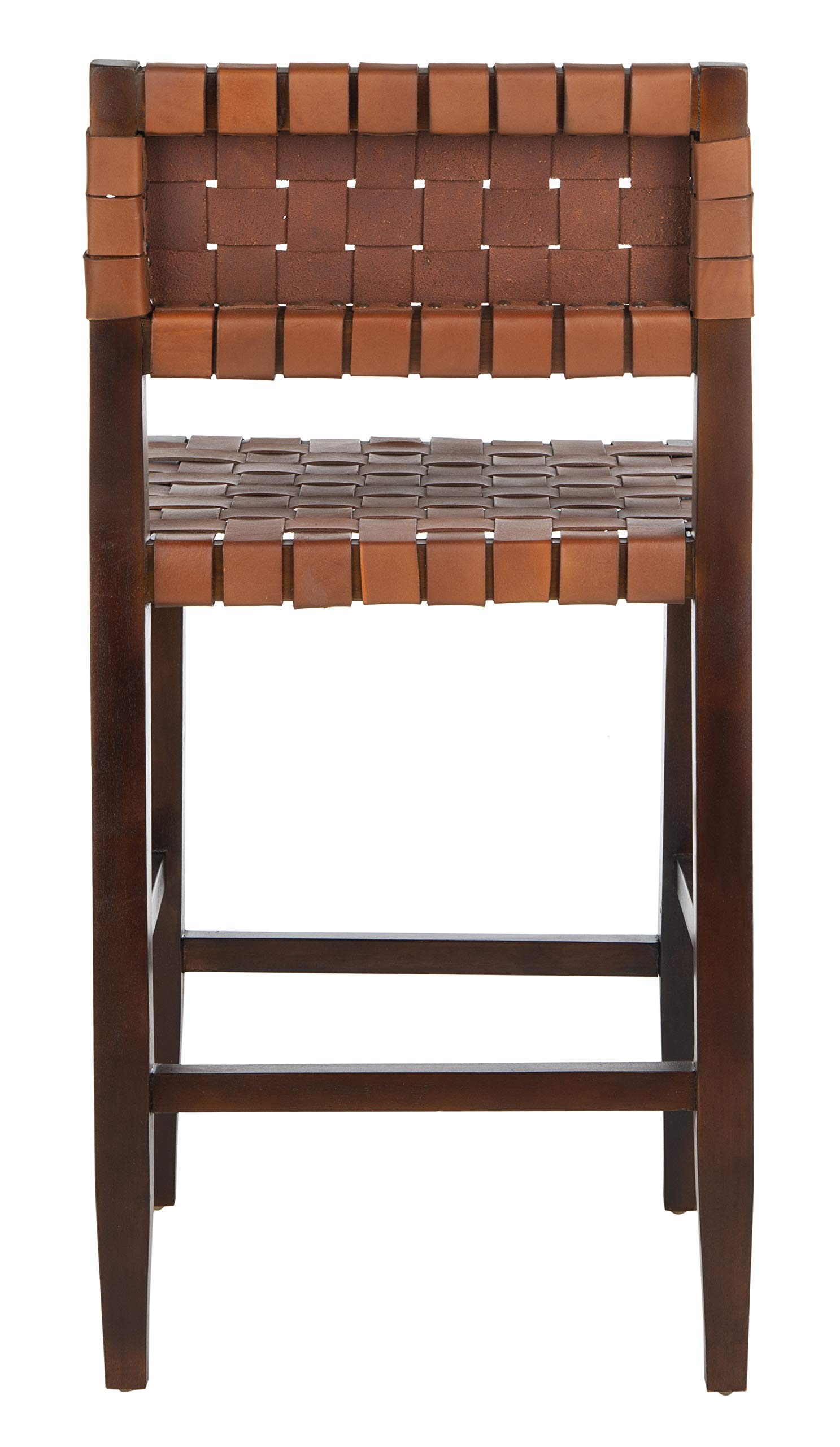 Amazon.com: Safavieh Home Collection Paxton Cognac and Walnut