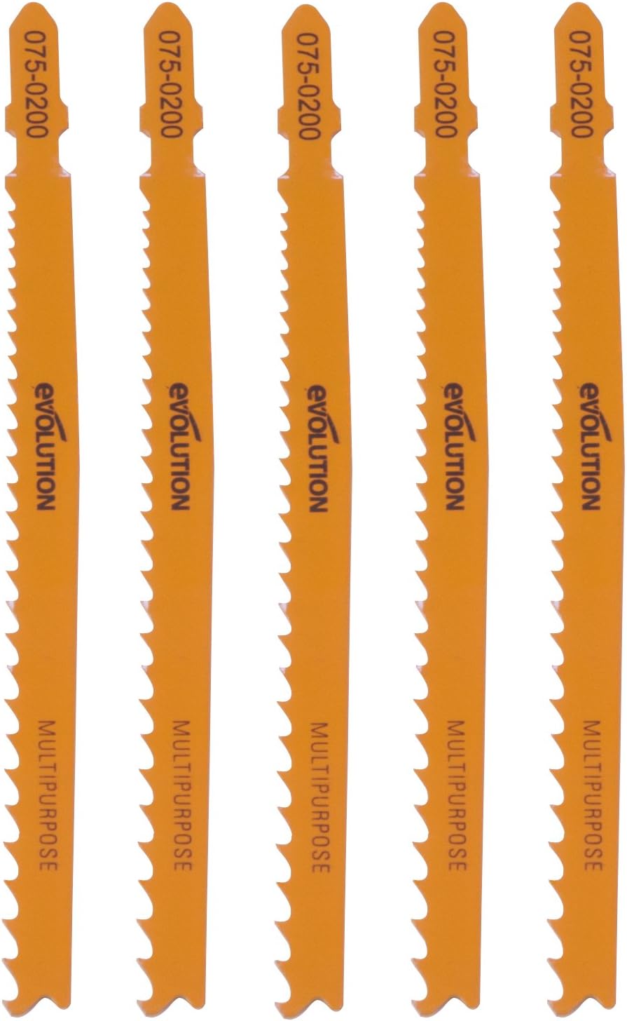 Evolution Multi-Purpose Jigsaw Blades (Pack of 5)